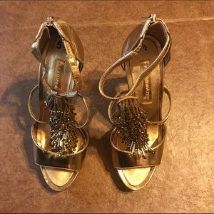 BCBG MaxAzria Beaded Waltz Heels